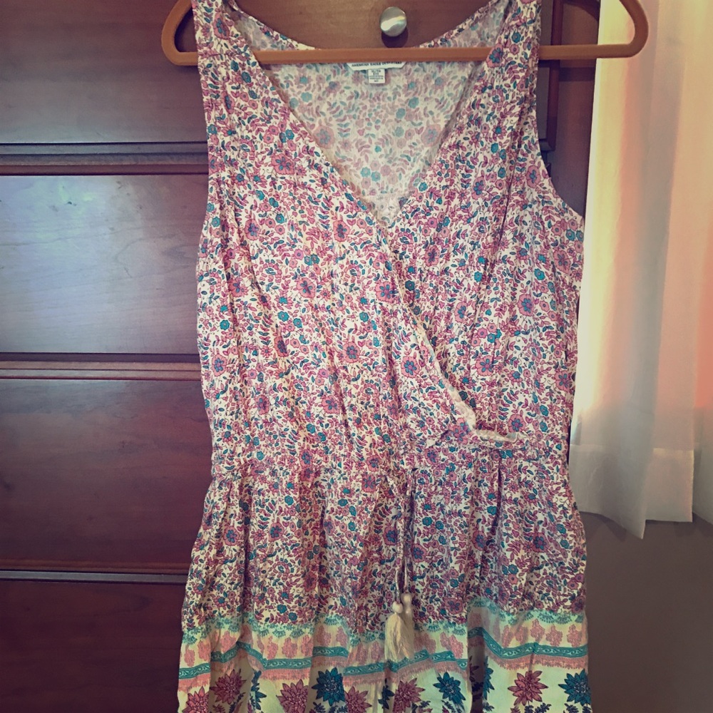 American eagle romper (floral) thick straps